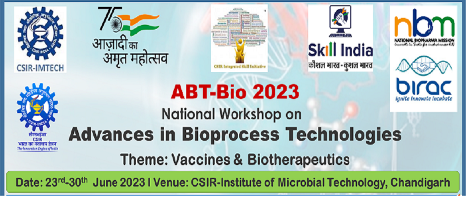 National Workshop on ‘Advances in Bioprocess Technologies’